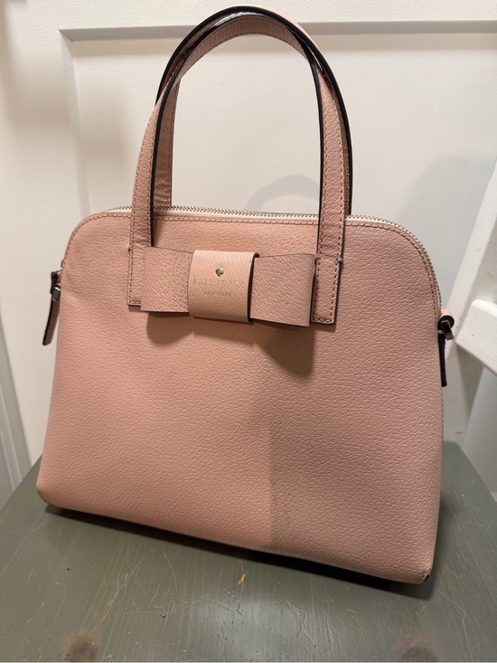 kate soade Handbags - kate spade Pink Leather Bow-Accent Satchel